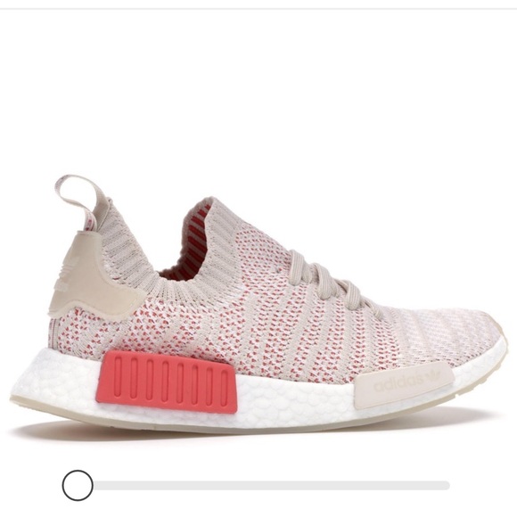 adidas originals women's nmd_r1 shoes cream pink